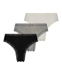 Classics Brazilians 3-pack - Black, Noir, coloris