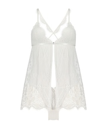 Baby-doll Bridal Lace - Blanc, Blanc, coloris