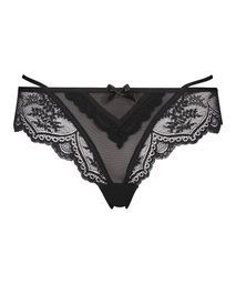 Slip brésilien Anna - Noir, Noir, coloris