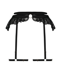 Private Suspender Belt - Black, Noir, coloris