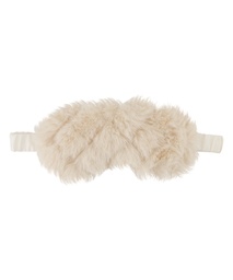 Fake Fur Sleepingmask - White, Blanc, coloris