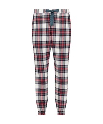Pantalon de Pyjama Flanel - Blanc, Blanc, coloris