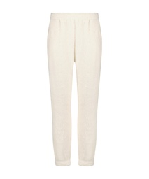 Snuggle Fleece Joggers - White, Blanc, coloris