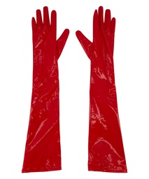 Gants Similicuir - Rouge, Rouge, coloris