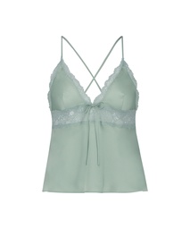 Caraco en satin Marcela - Vert, Vert, coloris