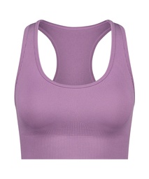 HKMX Soutien-gorge de sport sans couture - Violet, Violet, coloris