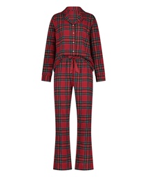 Pyjama Twill - Rouge, Rouge, coloris