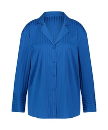 Veste à manches longues Satin - Bleu, Bleu, coloris