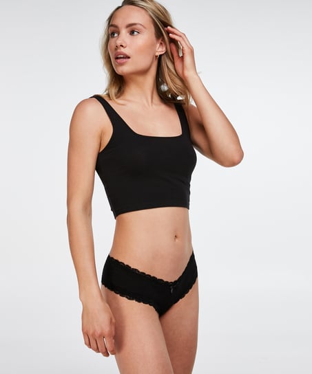 V-shaped Brazilian - Black