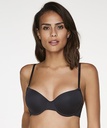 Padded underwired bra T-shirt - Black
