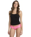 V-shaped Brazilian knickers mesh - Pink