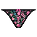 Tanga Floral Print - Black