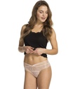 Thong shorts Strappy lace - Pink