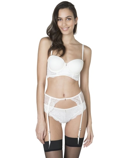 Suspenders Rose - White
