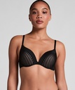 Soutien-gorge à armatures préformé push-up Pia - Noir