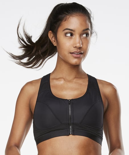 HKMX Soutien-gorge de sport The Pro Maintien niveau 3 - Noir