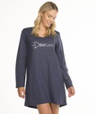 Nightie V-neck - Blue