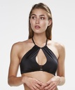 Hybrid Bikini Crop Top - Black