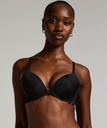 Soutien-gorge à armatures préformé push-up Angie - Noir