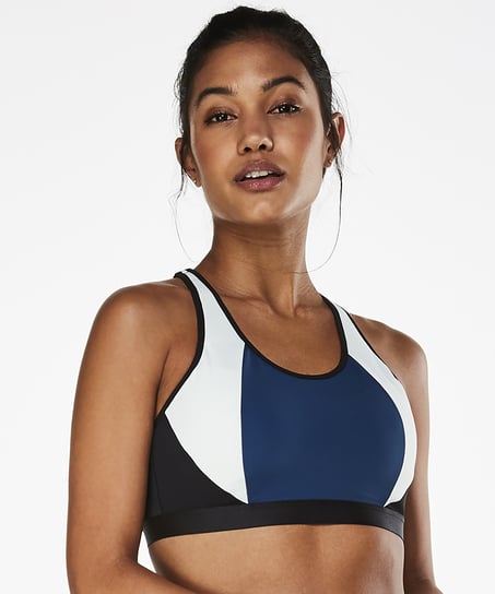 HKMX The Game Level 2 Sports Bra - Blue