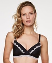 Juno Padded Nursing Bra - Black