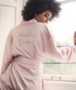 Satin Kimono Brides Crew - Pink