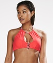 Goddess High Neck Bikini Top - Red