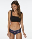 V-Shaped Microfibre Brazilian - Black