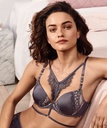 Jalaja Padded Underwired Bra - Gray