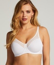 Soutien-gorge à armatures non-préformé minimiseur Nina - Blanc