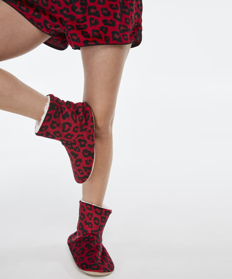 Animal Slippers - Red