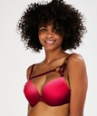 Padded Underwired Push-Up Bikini Top Doutzen - Pink
