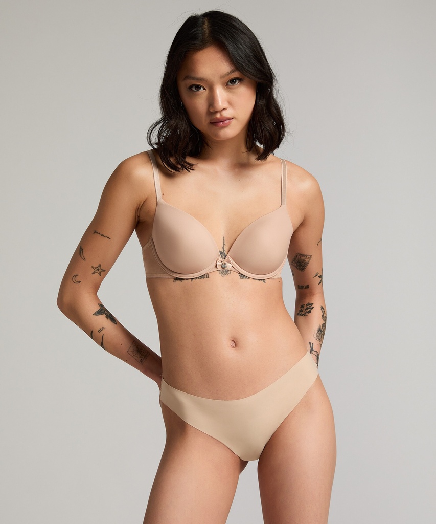 Slip brésilien Invisible Micro - Beige