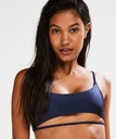 Glow bikini Crop Top - Blue