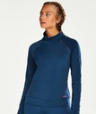 HKMX long-sleeved, high neck sports top - Blue