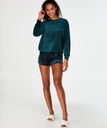 Velvet shorts - Green