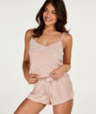 Star velvet shorts - Pink