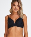 Lotte Padded Longline Underwired Bra - Black