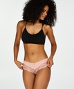 Lacey Microfibre Brazilian - Pink