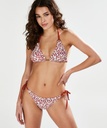 Handcraft Brazilian tanga bikini bottoms - White