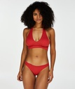 Seamless high leg brazilian - Red