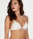 Marina Padded Triangle Bralette - White