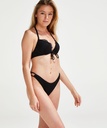 Pacific Doutzen High Leg Bikini Bottoms - Black