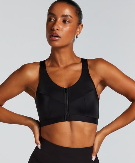 HKMX Soutien-gorge de sport The Pro Maintien niveau 3 - Noir