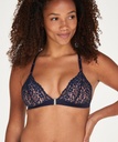 Marina Padded Triangle Bralette - Blue