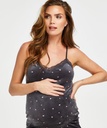 Maternity Velours cami - Gray