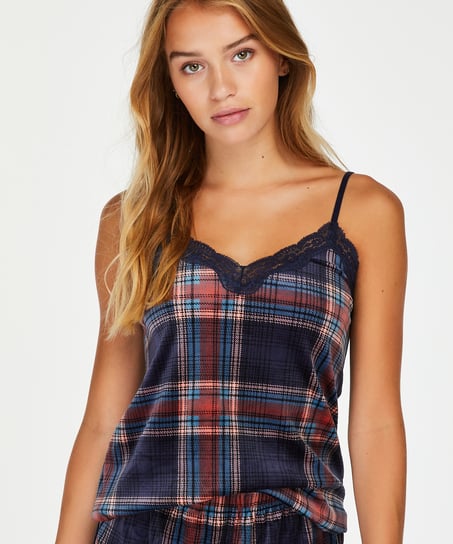 Velours Cami - Blue