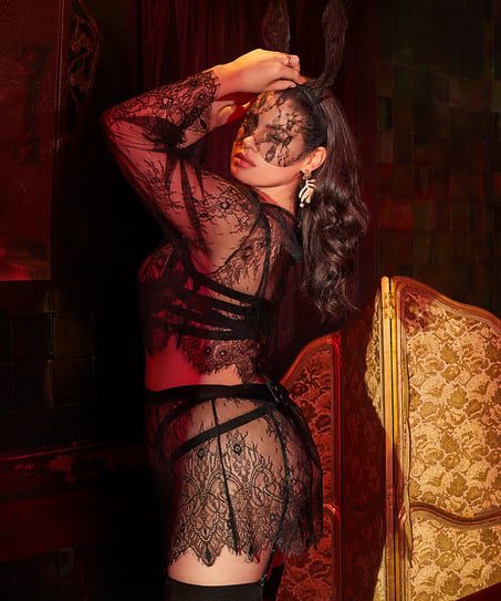 Lace Skirt - Black