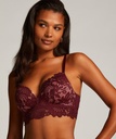 Shiloh Padded Longline Non-Underwired Bra - Red