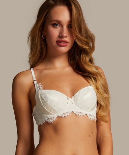 Hannako Padded Underwired Bra - White